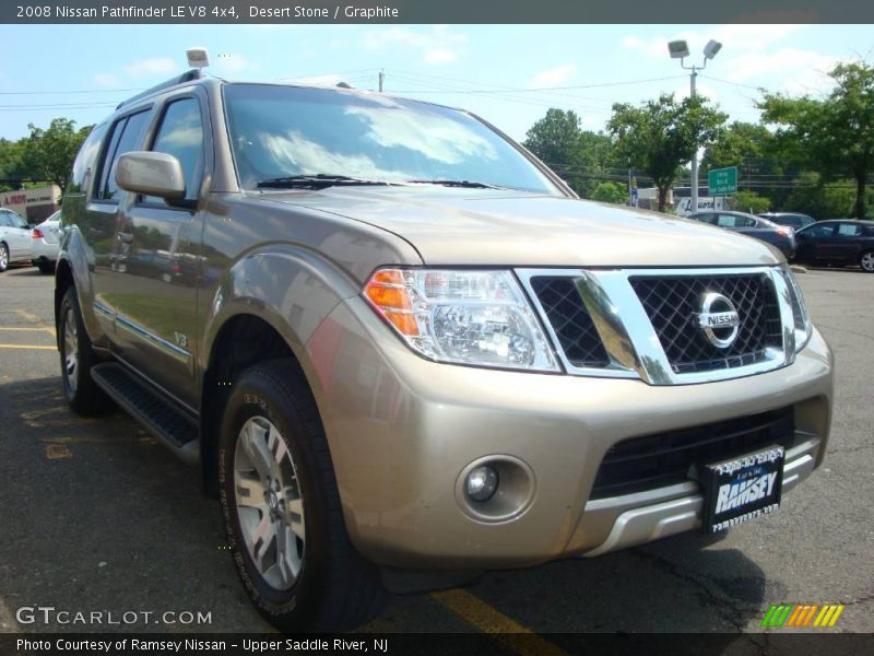 Desert Stone / Graphite 2008 Nissan Pathfinder LE V8 4x4