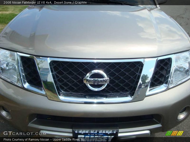 Desert Stone / Graphite 2008 Nissan Pathfinder LE V8 4x4