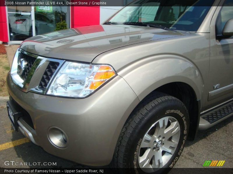 Desert Stone / Graphite 2008 Nissan Pathfinder LE V8 4x4