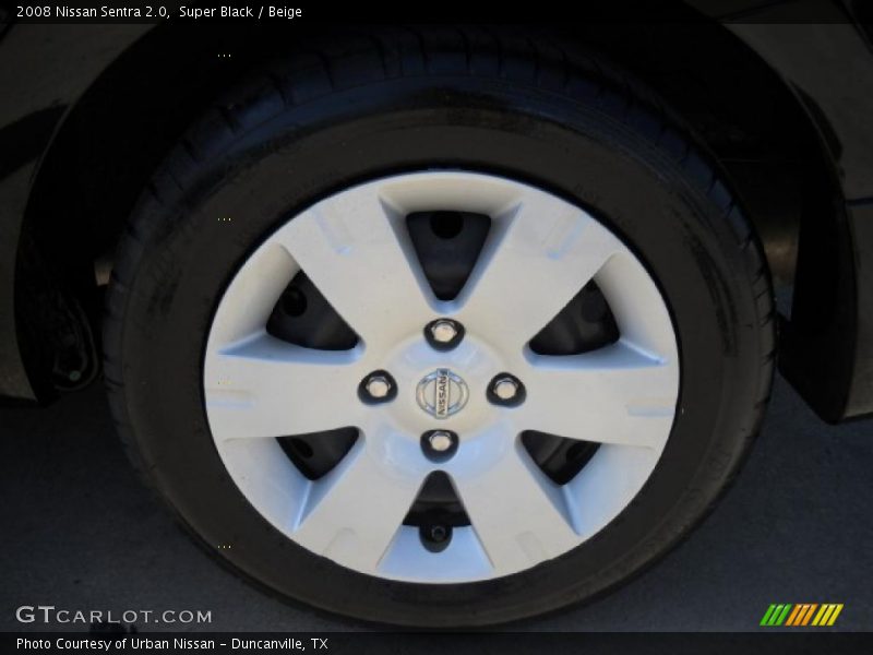 Super Black / Beige 2008 Nissan Sentra 2.0