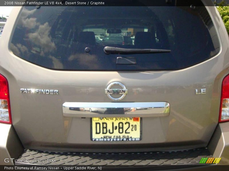 Desert Stone / Graphite 2008 Nissan Pathfinder LE V8 4x4
