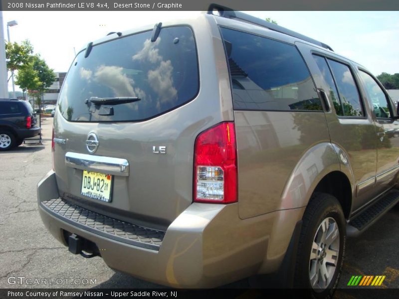 Desert Stone / Graphite 2008 Nissan Pathfinder LE V8 4x4