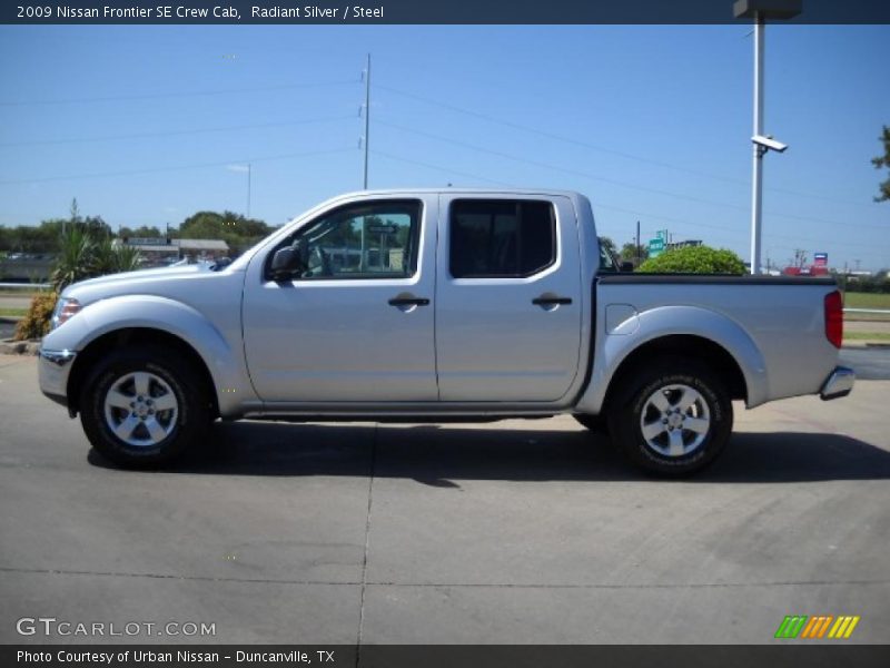 Radiant Silver / Steel 2009 Nissan Frontier SE Crew Cab