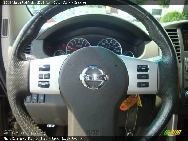 Desert Stone / Graphite 2008 Nissan Pathfinder LE V8 4x4