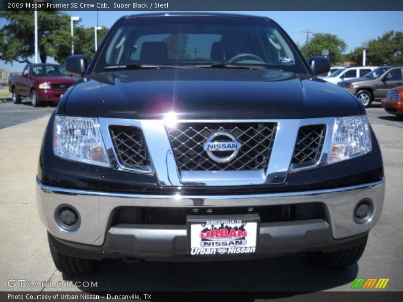 Super Black / Steel 2009 Nissan Frontier SE Crew Cab