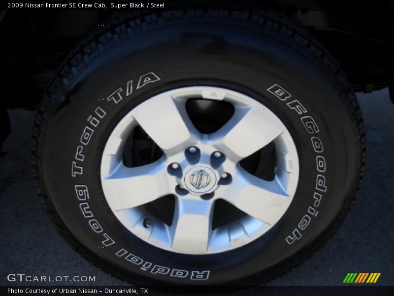 Super Black / Steel 2009 Nissan Frontier SE Crew Cab