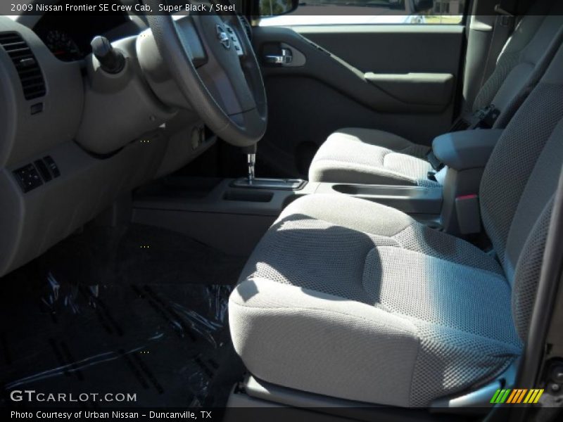Super Black / Steel 2009 Nissan Frontier SE Crew Cab