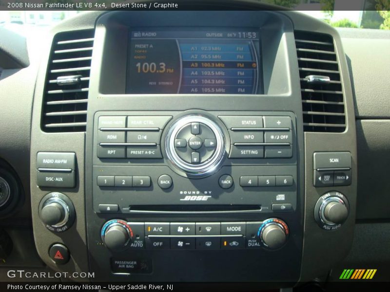 Desert Stone / Graphite 2008 Nissan Pathfinder LE V8 4x4