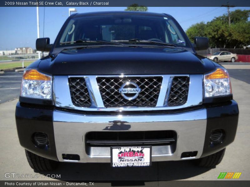 Galaxy Black / Charcoal 2009 Nissan Titan SE Crew Cab