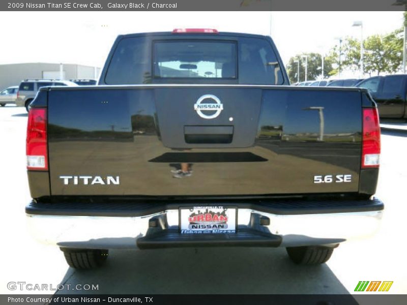 Galaxy Black / Charcoal 2009 Nissan Titan SE Crew Cab