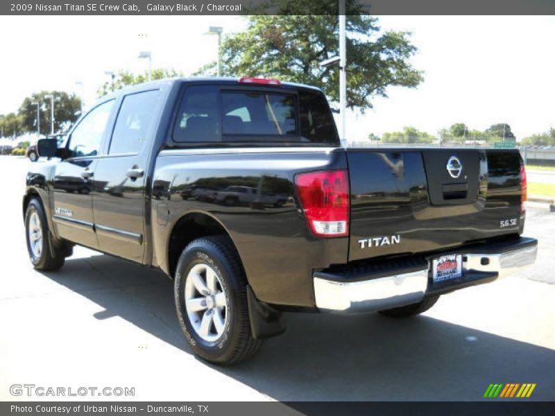 Galaxy Black / Charcoal 2009 Nissan Titan SE Crew Cab