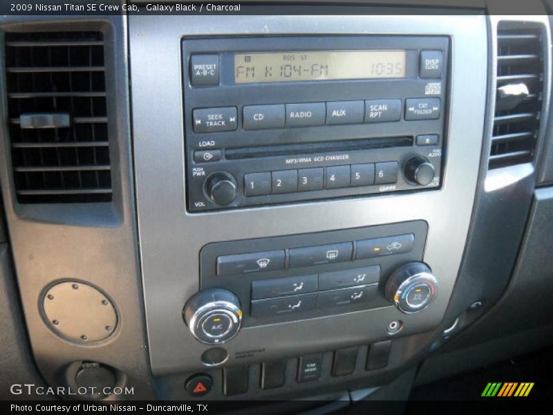 Galaxy Black / Charcoal 2009 Nissan Titan SE Crew Cab