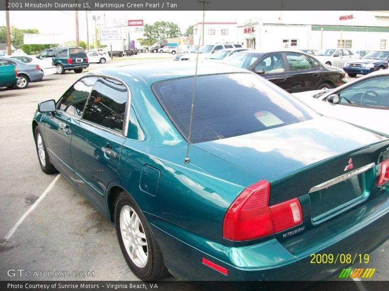 Martinique Green Pearl / Tan 2001 Mitsubishi Diamante LS