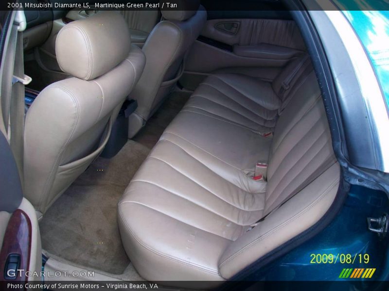 Martinique Green Pearl / Tan 2001 Mitsubishi Diamante LS