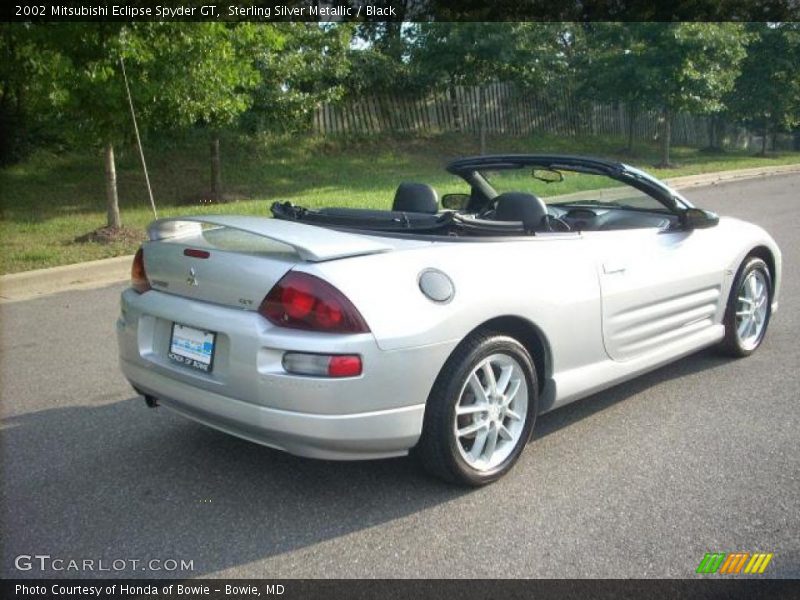 Sterling Silver Metallic / Black 2002 Mitsubishi Eclipse Spyder GT