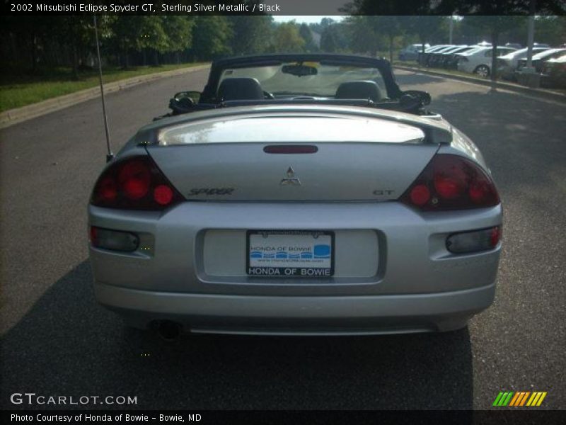 Sterling Silver Metallic / Black 2002 Mitsubishi Eclipse Spyder GT