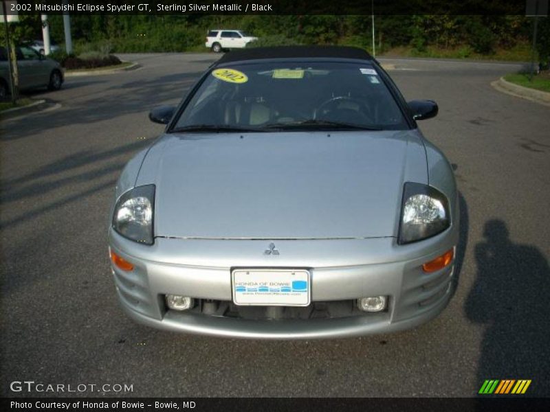 Sterling Silver Metallic / Black 2002 Mitsubishi Eclipse Spyder GT