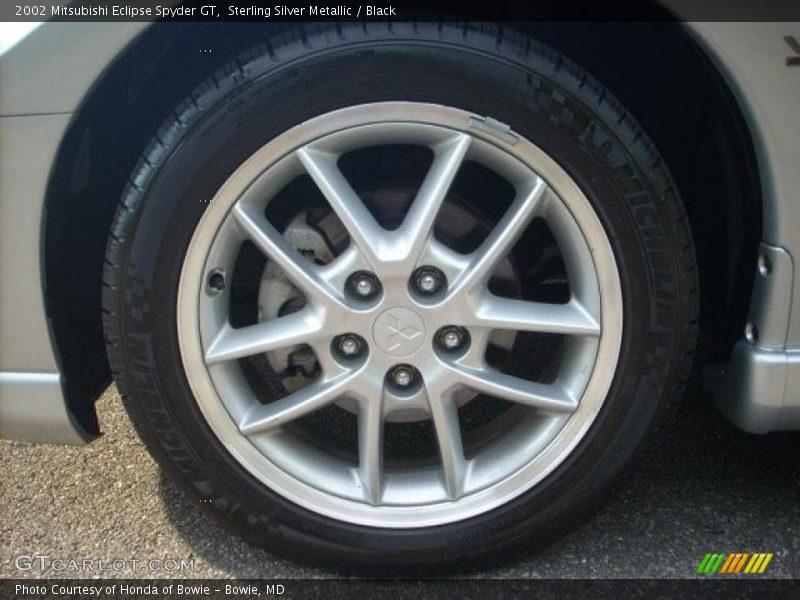 Sterling Silver Metallic / Black 2002 Mitsubishi Eclipse Spyder GT