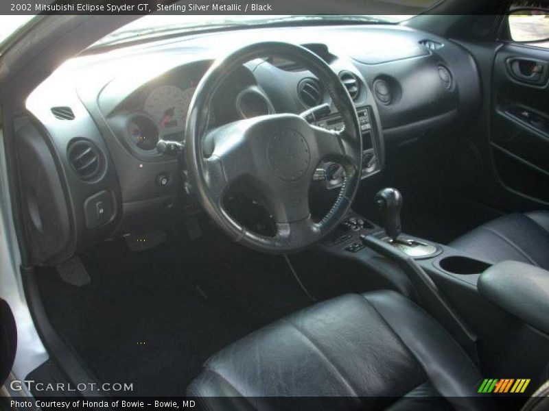 Sterling Silver Metallic / Black 2002 Mitsubishi Eclipse Spyder GT