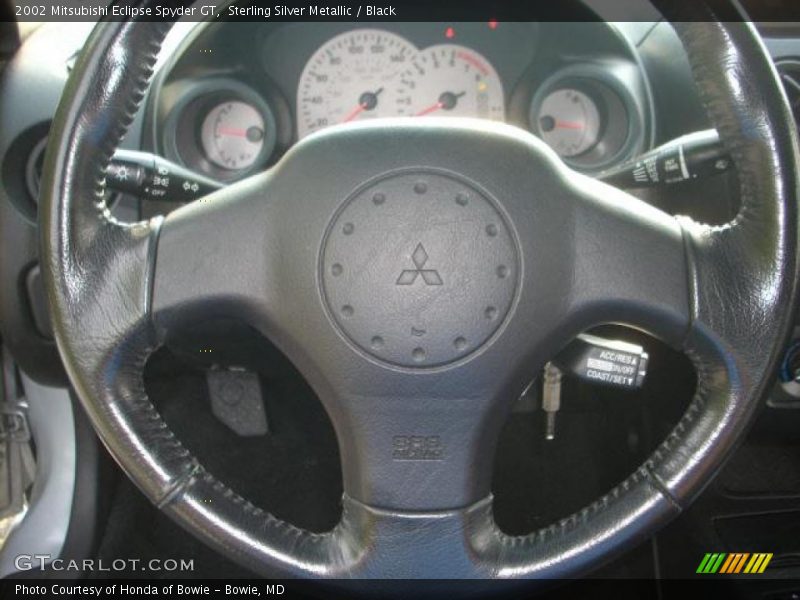 Sterling Silver Metallic / Black 2002 Mitsubishi Eclipse Spyder GT