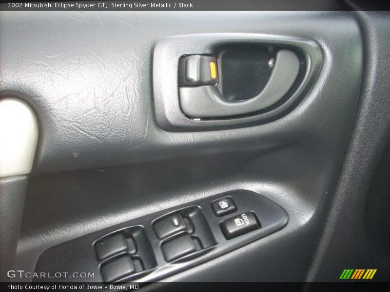 Sterling Silver Metallic / Black 2002 Mitsubishi Eclipse Spyder GT