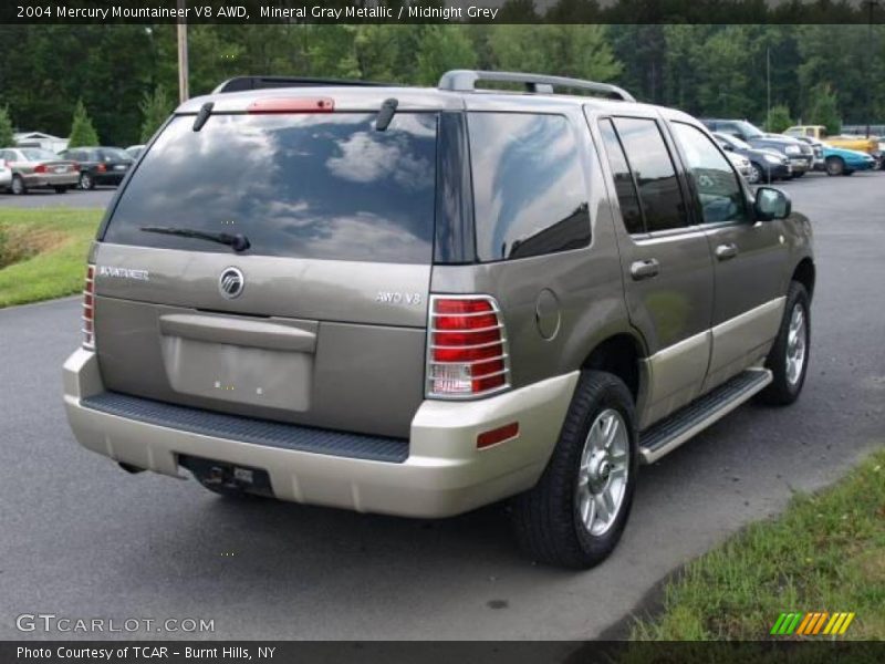 Mineral Gray Metallic / Midnight Grey 2004 Mercury Mountaineer V8 AWD