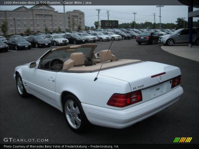 Glacier White / Java 1999 Mercedes-Benz SL 500 Roadster