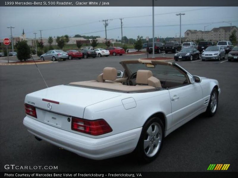 Glacier White / Java 1999 Mercedes-Benz SL 500 Roadster