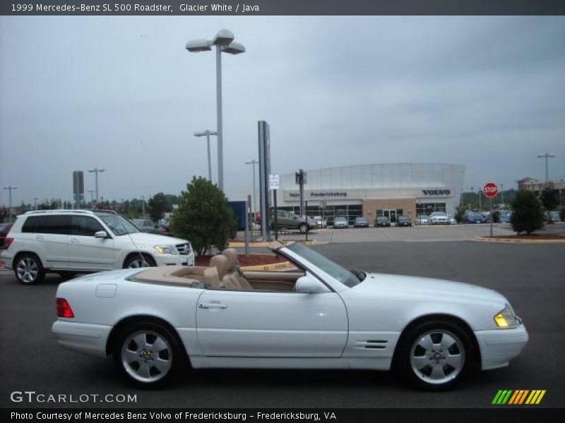 Glacier White / Java 1999 Mercedes-Benz SL 500 Roadster