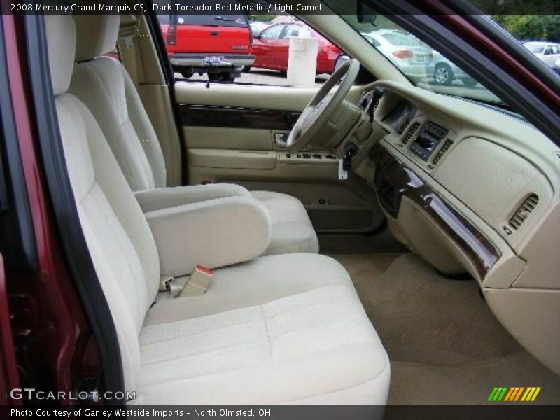 Dark Toreador Red Metallic / Light Camel 2008 Mercury Grand Marquis GS