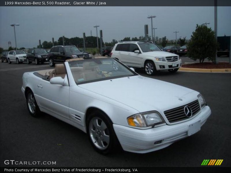 Glacier White / Java 1999 Mercedes-Benz SL 500 Roadster