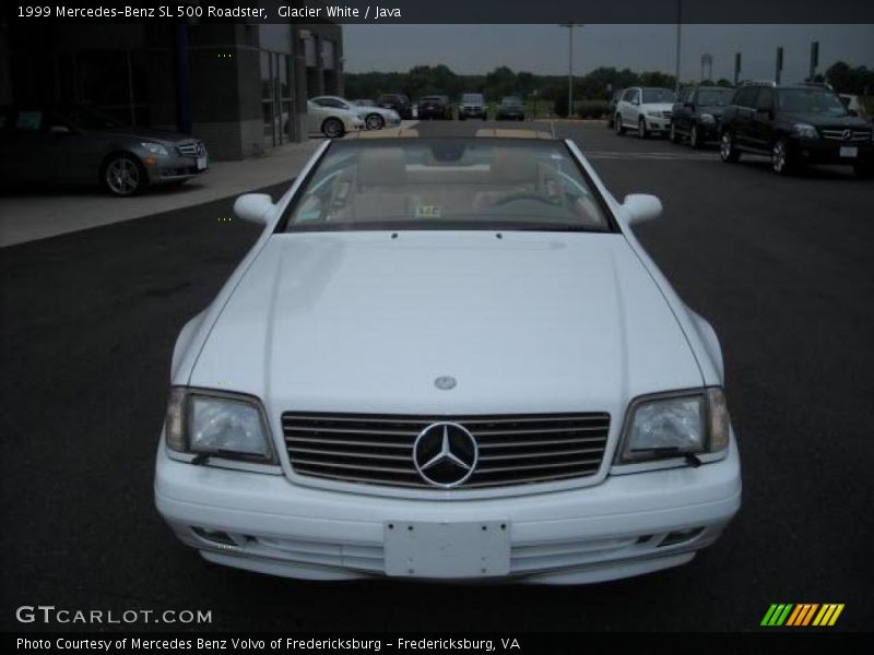 Glacier White / Java 1999 Mercedes-Benz SL 500 Roadster