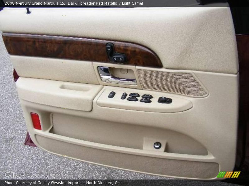 Dark Toreador Red Metallic / Light Camel 2008 Mercury Grand Marquis GS