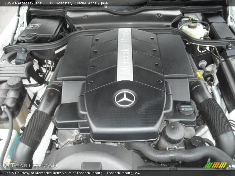Glacier White / Java 1999 Mercedes-Benz SL 500 Roadster