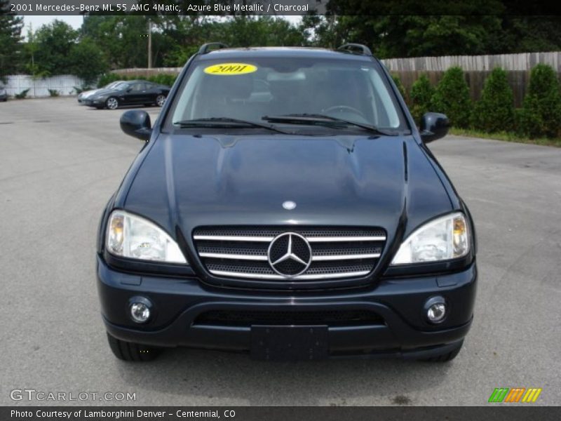 Azure Blue Metallic / Charcoal 2001 Mercedes-Benz ML 55 AMG 4Matic