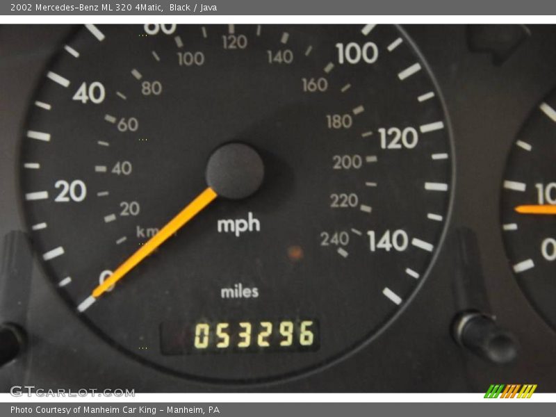 Black / Java 2002 Mercedes-Benz ML 320 4Matic