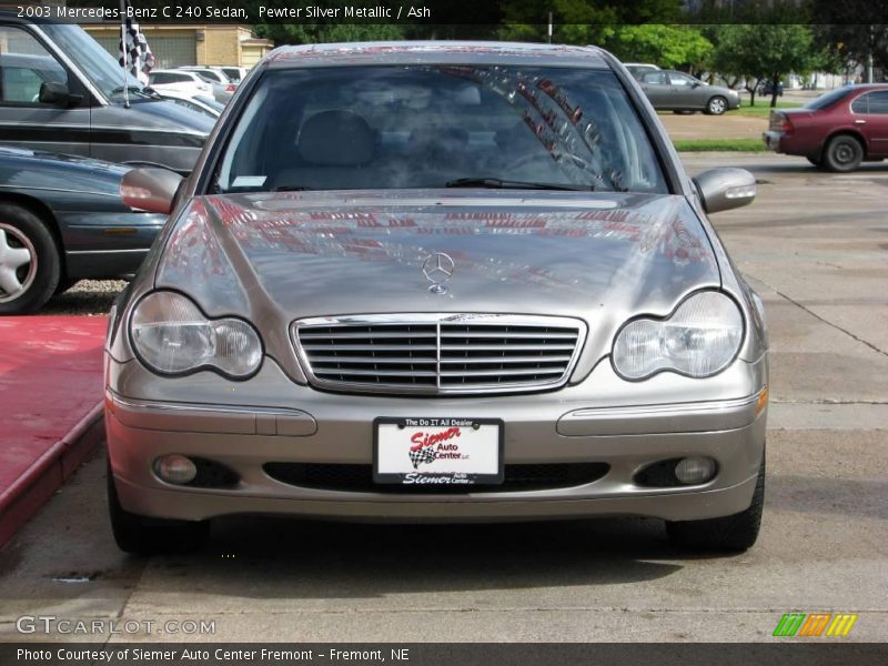Pewter Silver Metallic / Ash 2003 Mercedes-Benz C 240 Sedan