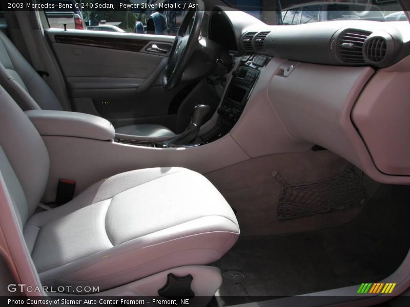 Pewter Silver Metallic / Ash 2003 Mercedes-Benz C 240 Sedan