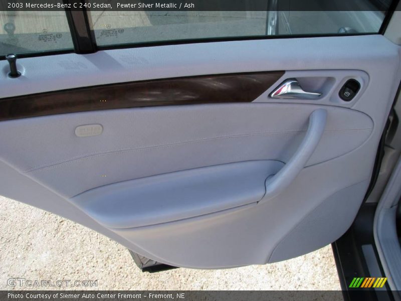 Pewter Silver Metallic / Ash 2003 Mercedes-Benz C 240 Sedan