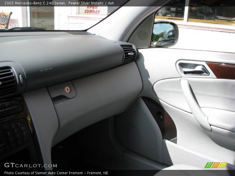 Pewter Silver Metallic / Ash 2003 Mercedes-Benz C 240 Sedan
