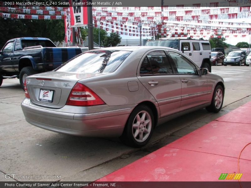 Pewter Silver Metallic / Ash 2003 Mercedes-Benz C 240 Sedan