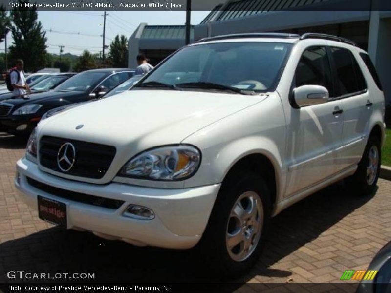 Alabaster White / Java 2003 Mercedes-Benz ML 350 4Matic