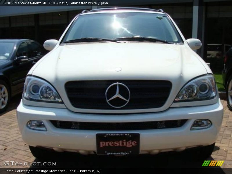 Alabaster White / Java 2003 Mercedes-Benz ML 350 4Matic