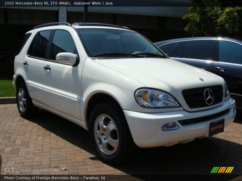Alabaster White / Java 2003 Mercedes-Benz ML 350 4Matic