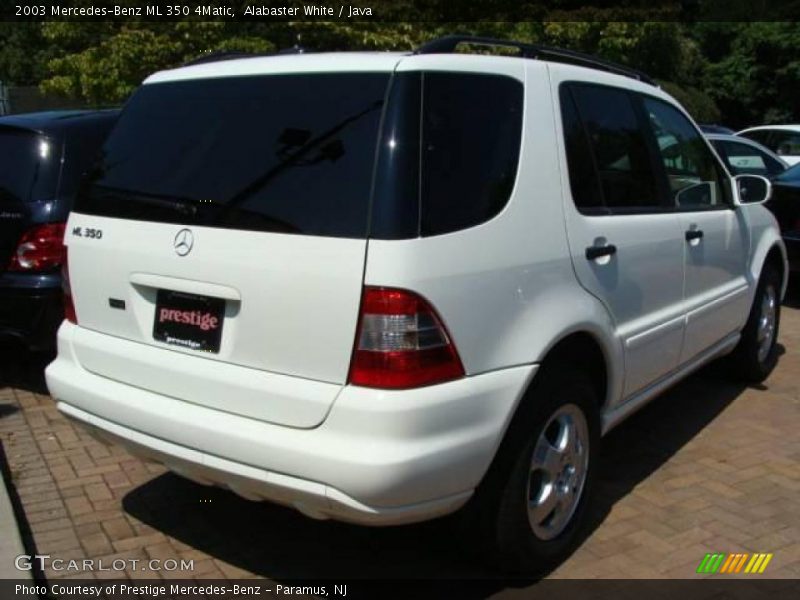 Alabaster White / Java 2003 Mercedes-Benz ML 350 4Matic