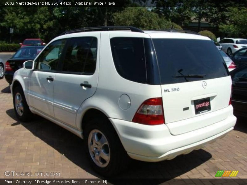 Alabaster White / Java 2003 Mercedes-Benz ML 350 4Matic