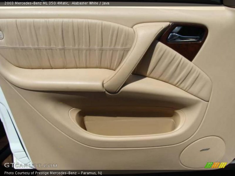 Alabaster White / Java 2003 Mercedes-Benz ML 350 4Matic
