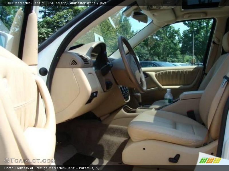Alabaster White / Java 2003 Mercedes-Benz ML 350 4Matic