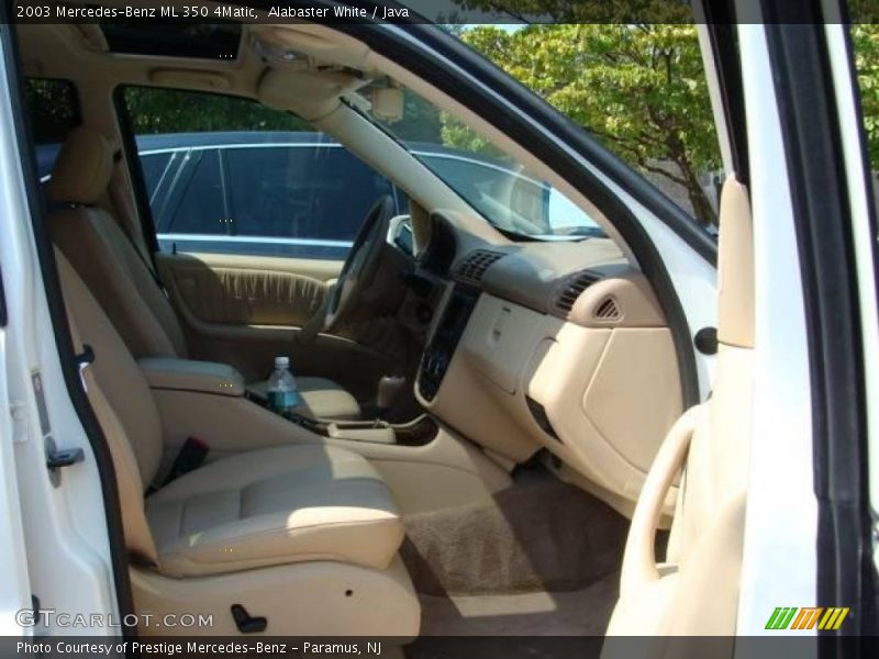 Alabaster White / Java 2003 Mercedes-Benz ML 350 4Matic