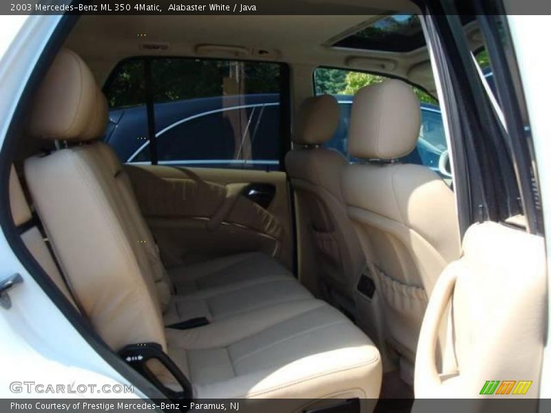 Alabaster White / Java 2003 Mercedes-Benz ML 350 4Matic